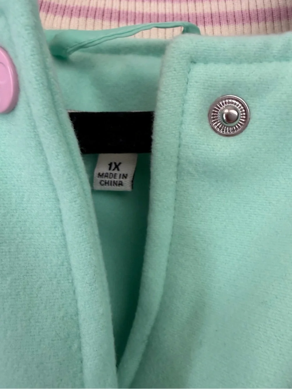 Disney Stoney Clover Lane SCL Varsity Jacket It’s A Small World Adult 1X NEW